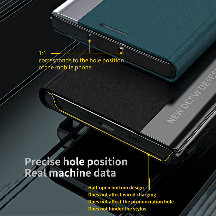 For OPPO Reno8 Side Electroplated Magnetic Leather Phone Case