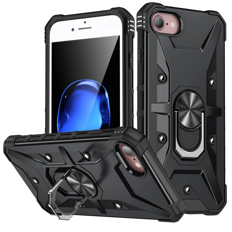 For iPhone SE 2022 / SE 2020 / 7 / 8 Ring Holder Phone Case