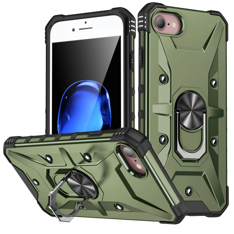 For iPhone SE 2022 / SE 2020 / 7 / 8 Ring Holder Phone Case