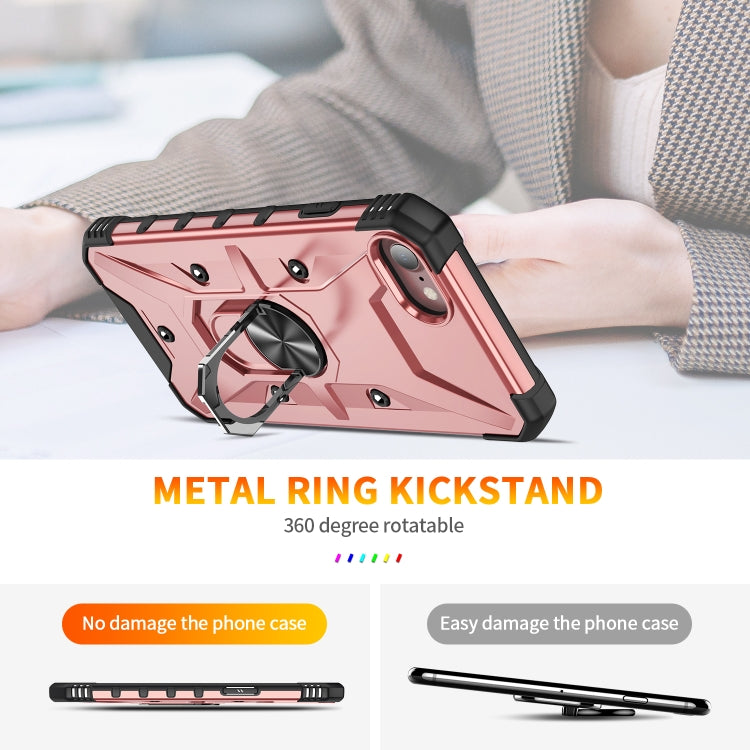 For iPhone SE 2022 / SE 2020 / 7 / 8 Ring Holder Phone Case