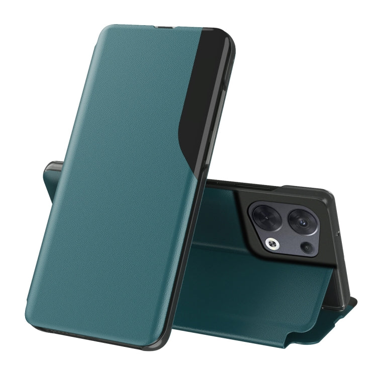 For OPPO Reno8 Attraction Flip Holder Leather Phone Case