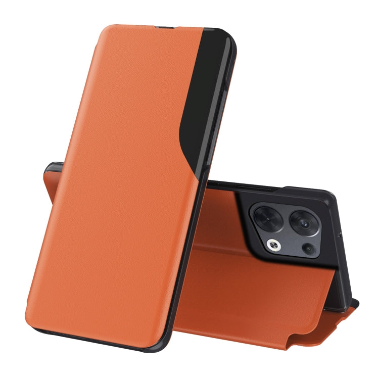 For OPPO Reno8 Attraction Flip Holder Leather Phone Case