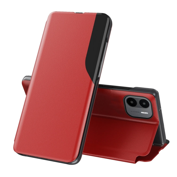 For Xiaomi Redmi A1 Attraction Flip Holder Leather Phone Case