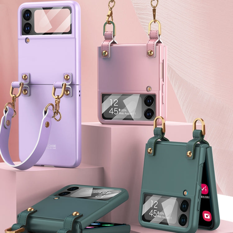 For Samsung Galaxy Z Flip3 5G GKK Integrated Ultra-thin Handbag Phone Case