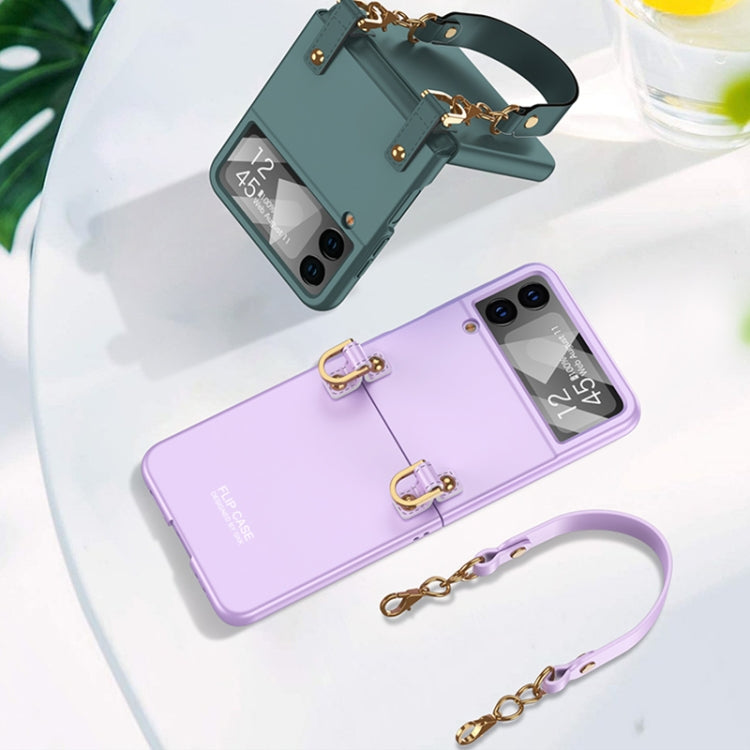 For Samsung Galaxy Z Flip3 5G GKK Integrated Ultra-thin Handbag Phone Case