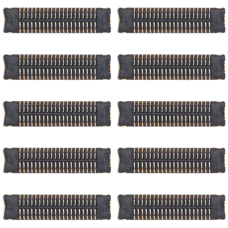 10pcs LCD Display FPC Connector On Motherboard For Xiaomi Mi 11 Lite 4G / Mi 11 Lite 5G / Mi 11 Lite 5G NE