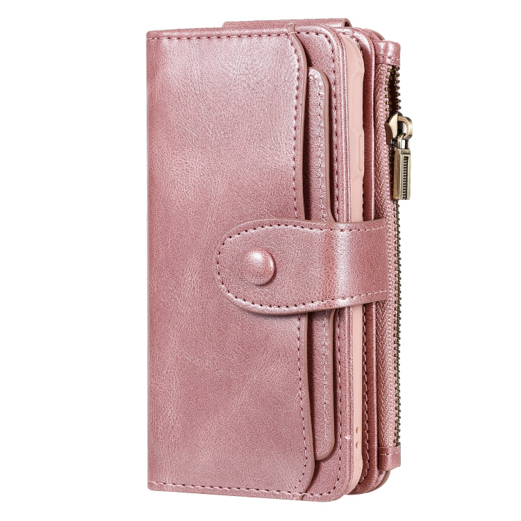 For iPhone 6 / 7 / 8 Multifunctional Retro Detachable Magnetic Horizontal Flip Leather Case with Card Slots & Holder & Wallet & Photo Frame
