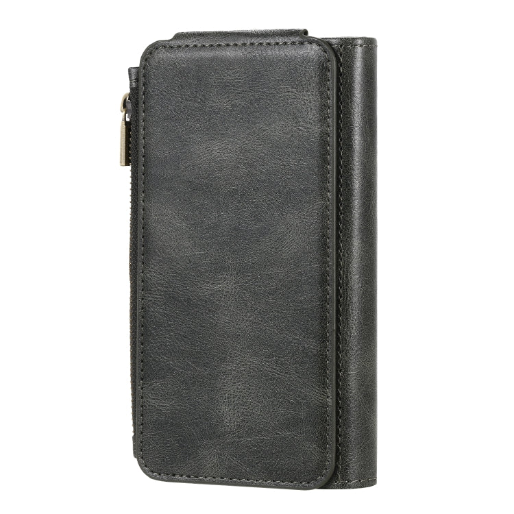 For iPhone 11 Pro Multifunctional Retro Detachable Magnetic Horizontal Flip Leather Case with Card Slots & Holder & Wallet & Photo Frame