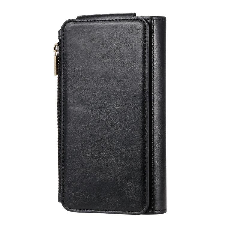 For iPhone 11 Pro Multifunctional Retro Detachable Magnetic Horizontal Flip Leather Case with Card Slots & Holder & Wallet & Photo Frame