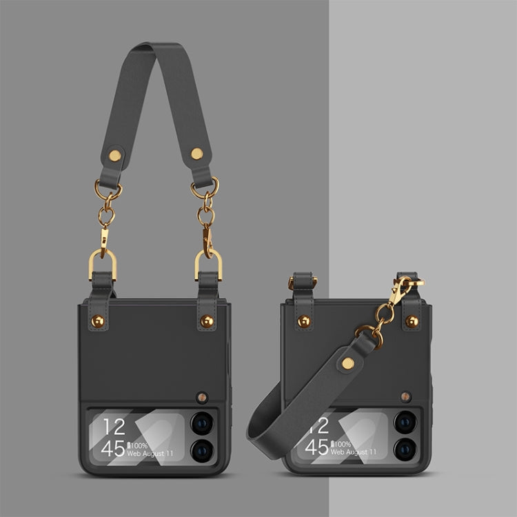 For Samsung Galaxy Z Flip4 GKK Integrated Ultra-thin Handbag Phone Case