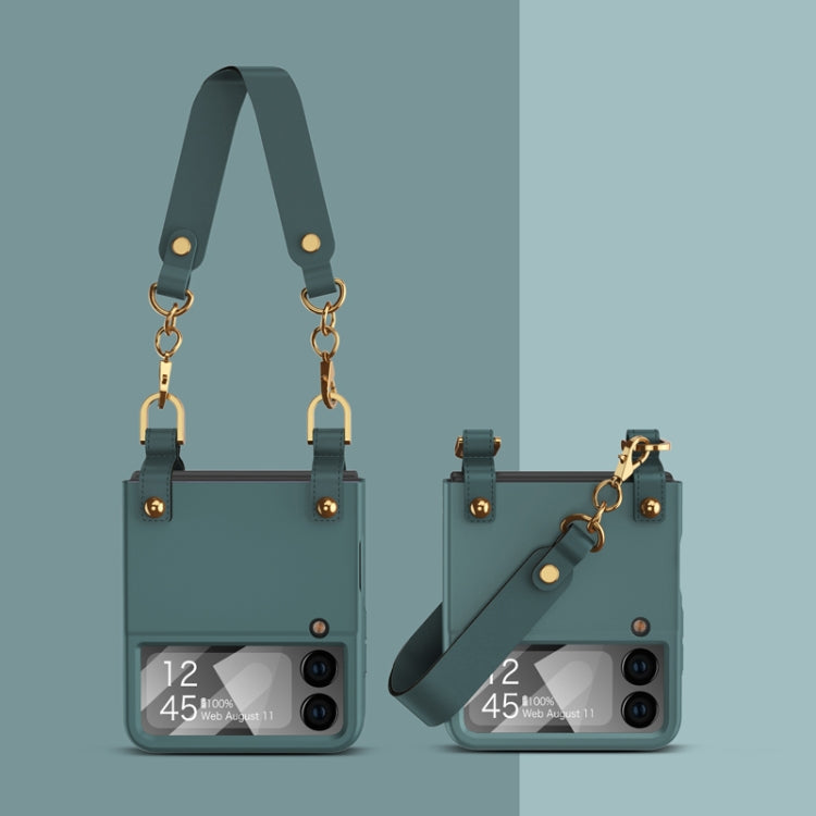 For Samsung Galaxy Z Flip4 GKK Integrated Ultra-thin Handbag Phone Case
