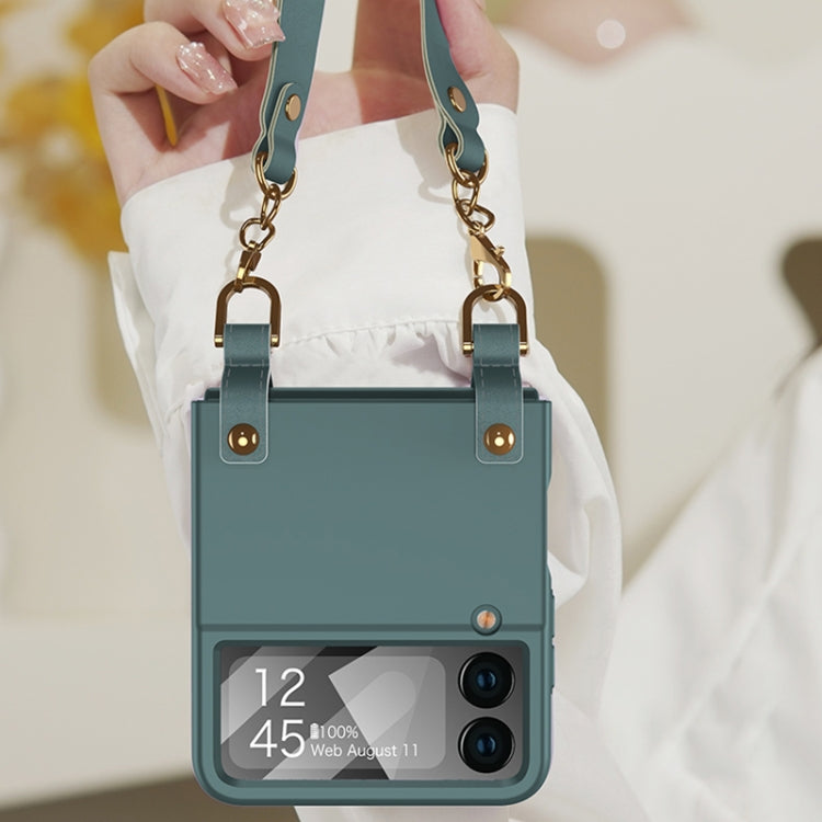 For Samsung Galaxy Z Flip4 GKK Integrated Ultra-thin Handbag Phone Case