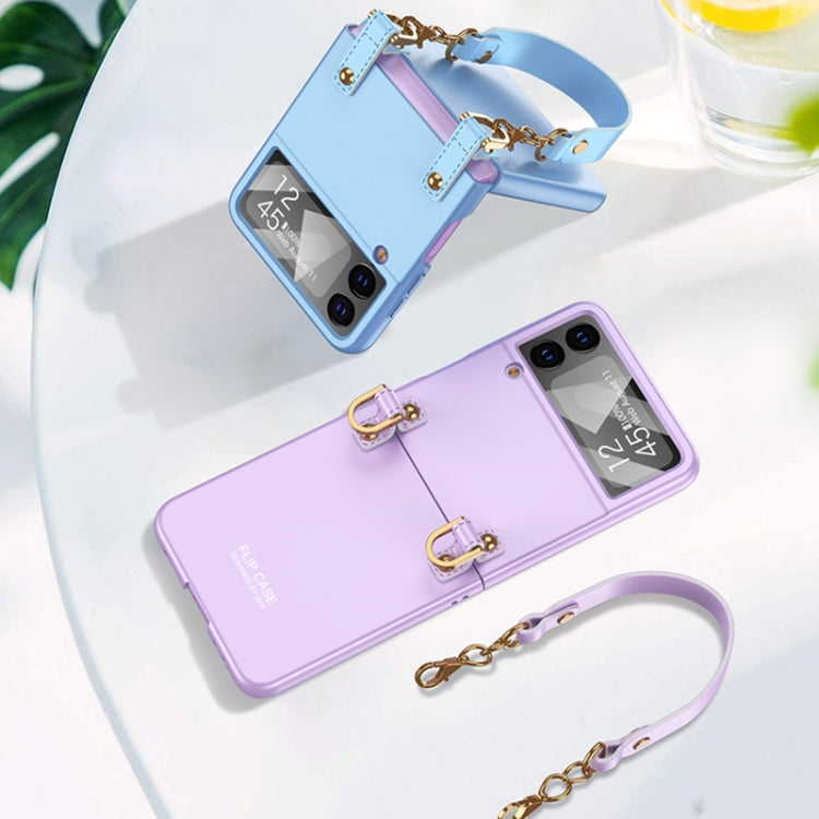 For Samsung Galaxy Z Flip4 GKK Integrated Ultra-thin Handbag Phone Case