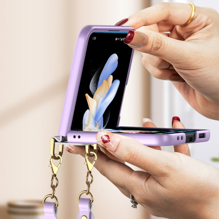 For Samsung Galaxy Z Flip4 GKK Integrated Ultra-thin Handbag Phone Case