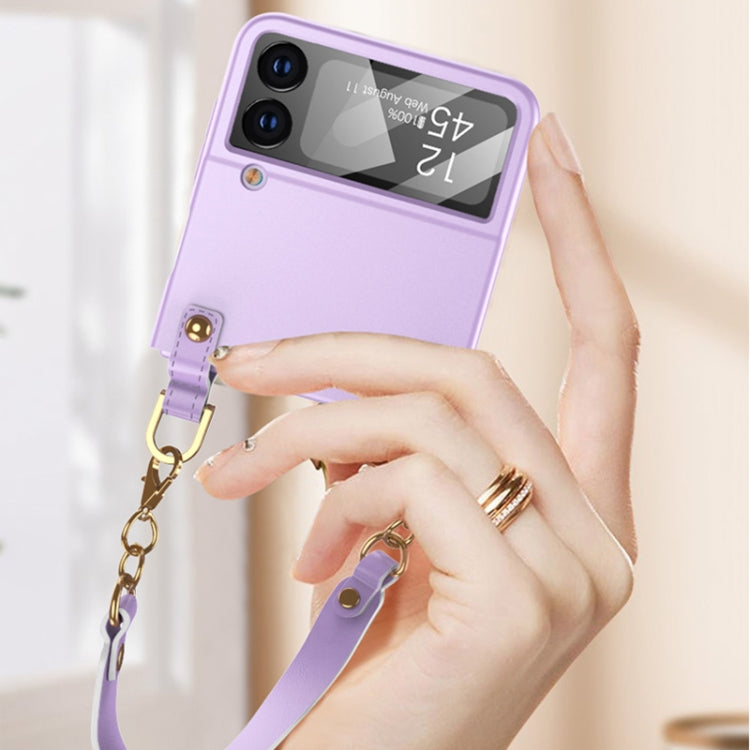 For Samsung Galaxy Z Flip4 GKK Integrated Ultra-thin Handbag Phone Case