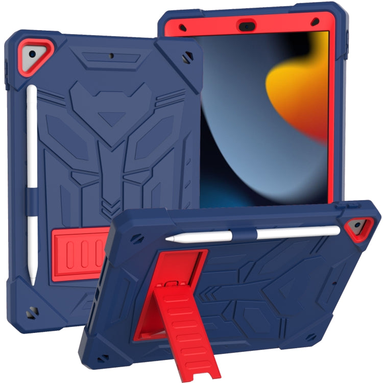 For iPad 10.2 2019/2020/2021 Bumblebee Silicone+PC Shockproof Tablet Case with Holder