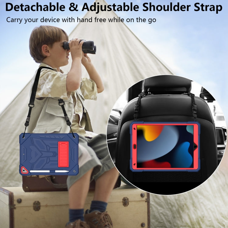 For iPad 10.2 2019/2020/2021 Bumblebee Silicone+PC Shockproof Tablet Case with Holder
