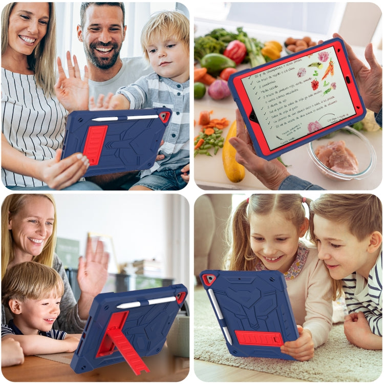 For iPad 10.2 2019/2020/2021 Bumblebee Silicone+PC Shockproof Tablet Case with Holder