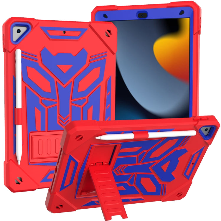 For iPad 10.2 2019/2020/2021 Bumblebee Silicone+PC Shockproof Tablet Case with Holder