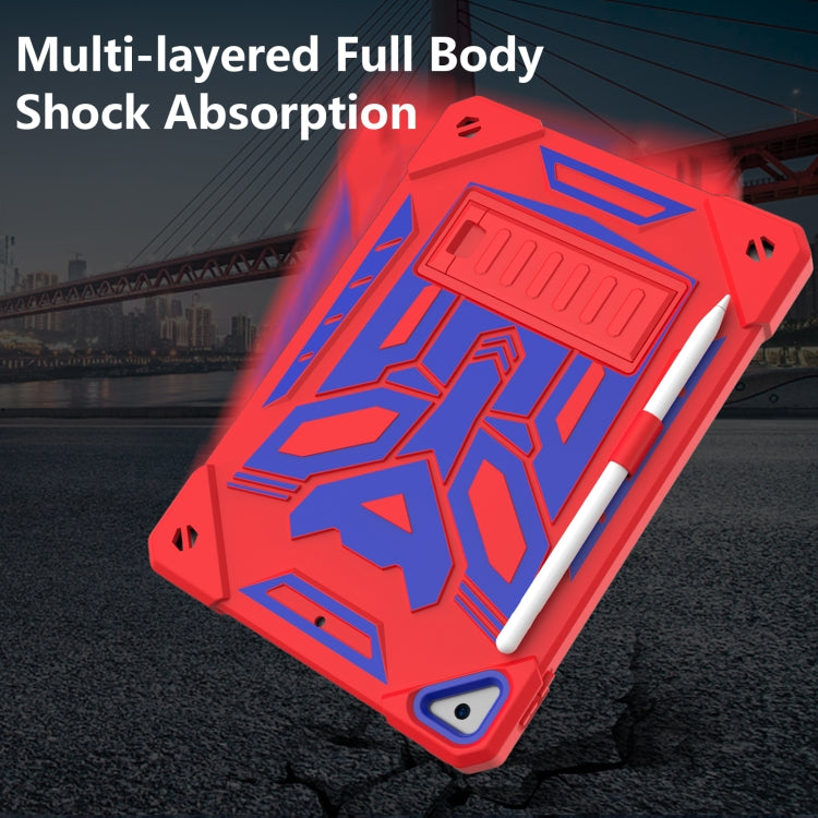 For iPad 10.2 2019/2020/2021 Bumblebee Silicone+PC Shockproof Tablet Case with Holder
