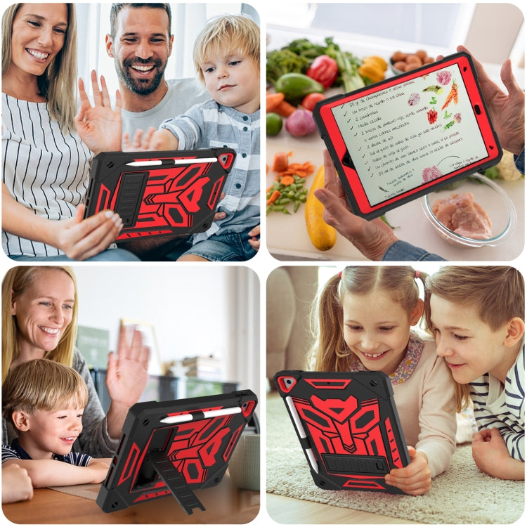 For iPad 10.2 2019/2020/2021 Bumblebee Silicone+PC Shockproof Tablet Case with Holder