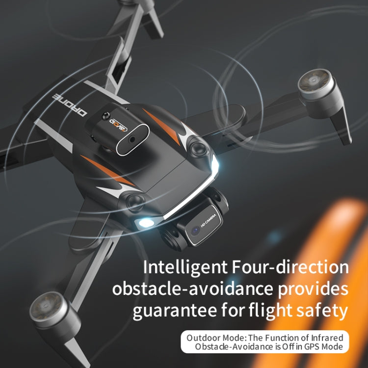 JJR/C X25 GPS Brushless Obstacle Avoidance HD Dual Camera RC Drone(Black)