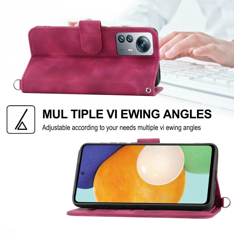 For Xiaomi Redmi Note 10 Pro Skin-feel Flowers Embossed Wallet Leather Phone Case