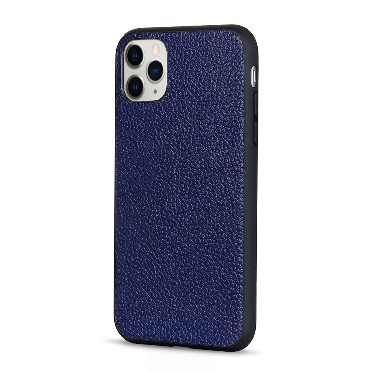 For iPhone 11 Pro Max Litchi Texture Genuine Leather Folding Protective Case