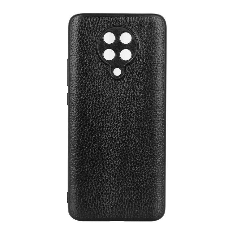 For Xiaomi Redmi K30 Pro Litchi Texture Genuine Leather Folding Protective Case