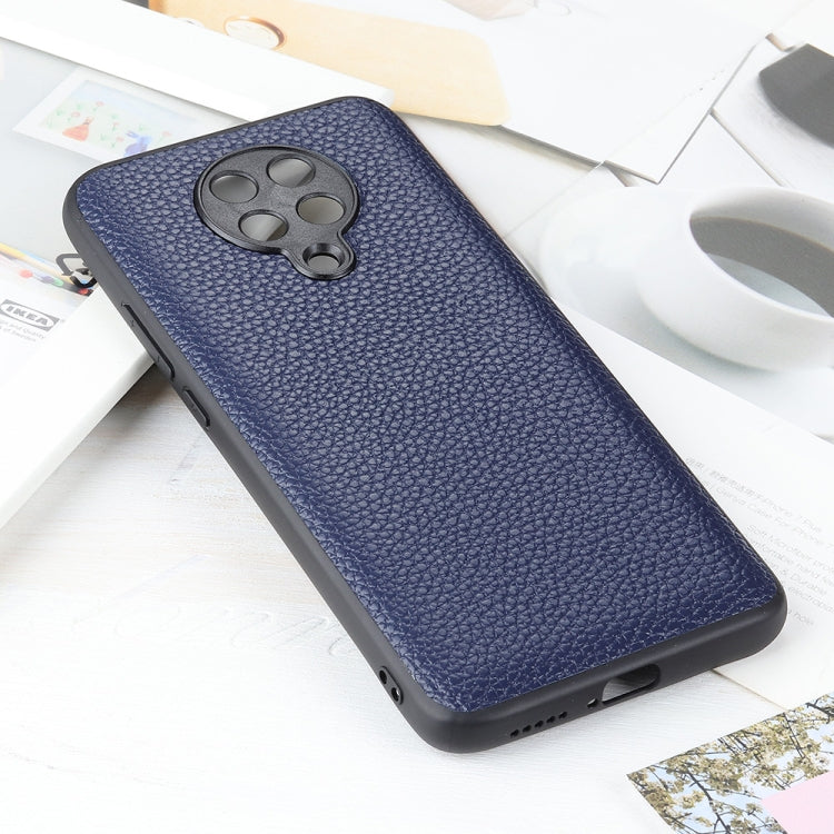 For Xiaomi Redmi K30 Pro Litchi Texture Genuine Leather Folding Protective Case