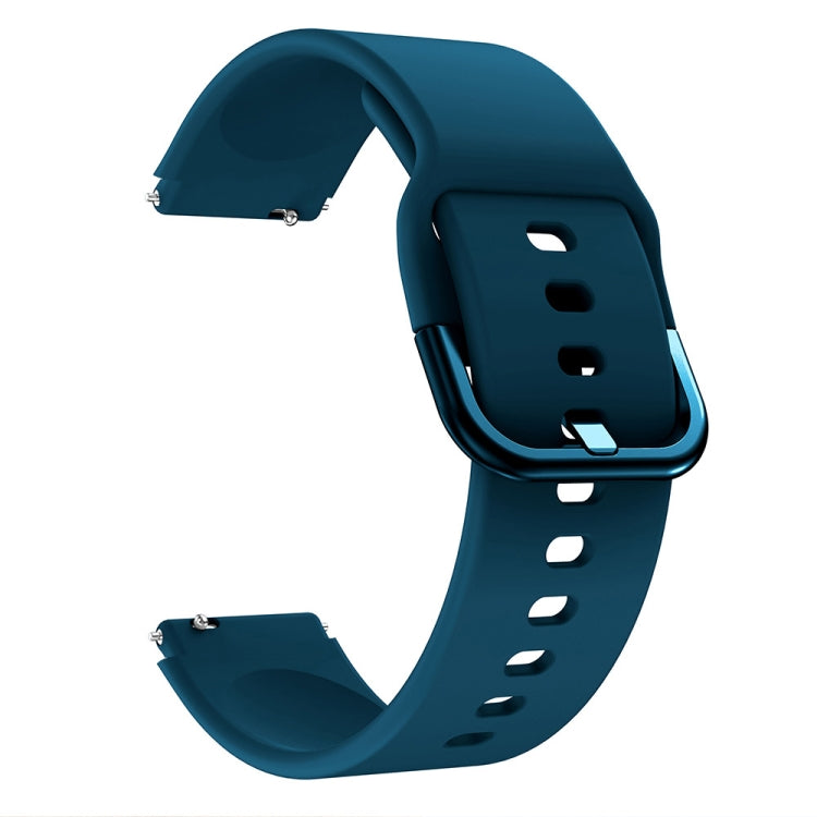 For Huawei B3 Color Buckle Silicone Watch Band