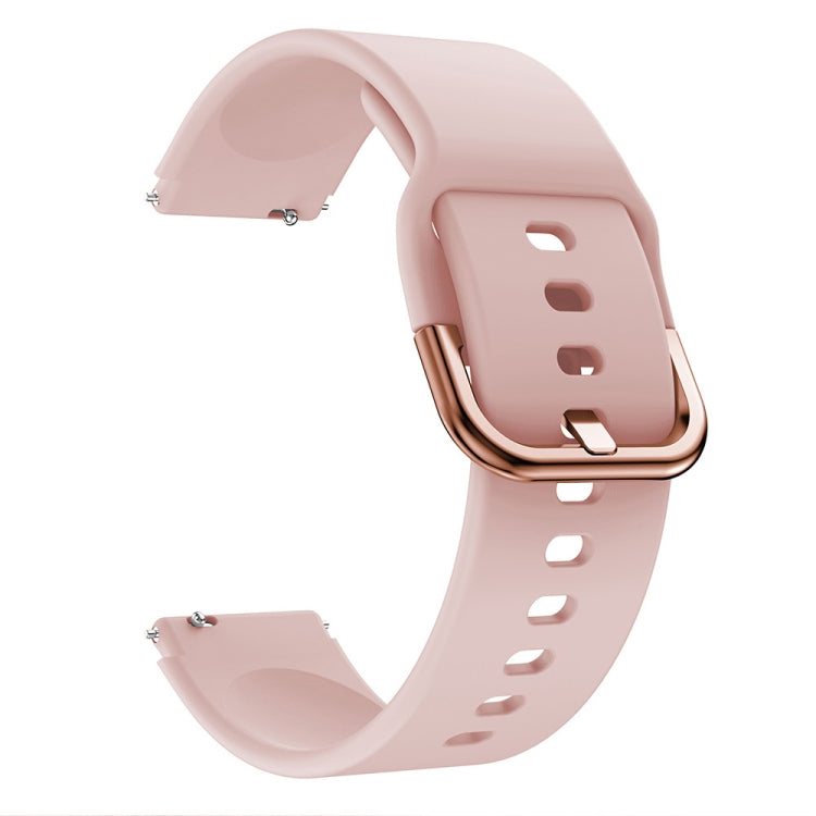 For Huawei Band 6 Color Buckle Silicone Watch Band
