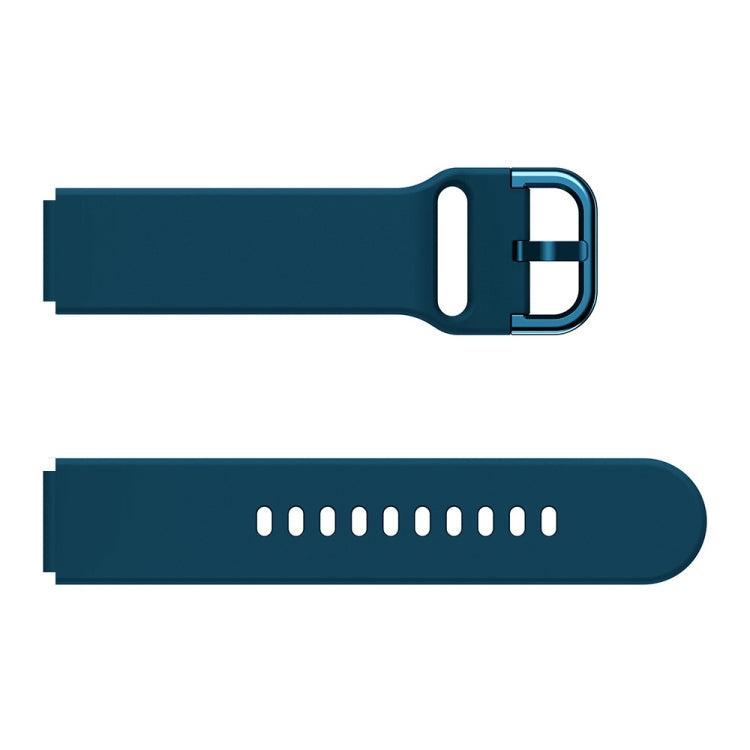 For Huawei Band 6 Color Buckle Silicone Watch Band