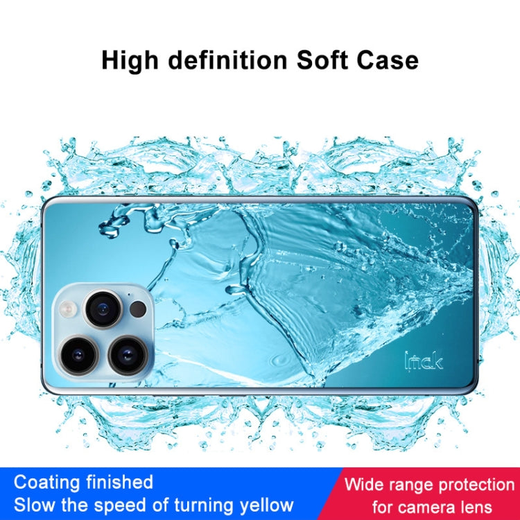 For iPhone 14 Pro imak UX-10 Series Shockproof TPU Phone Case(Transparent)