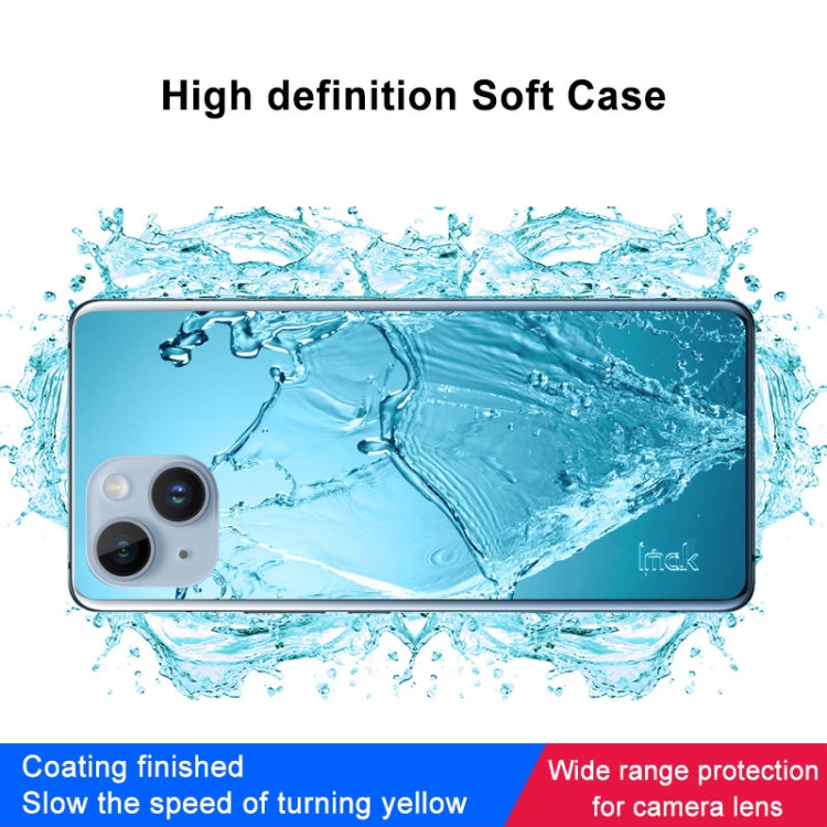 For iPhone 14 imak UX-10 Series Shockproof TPU Phone Case(Transparent)