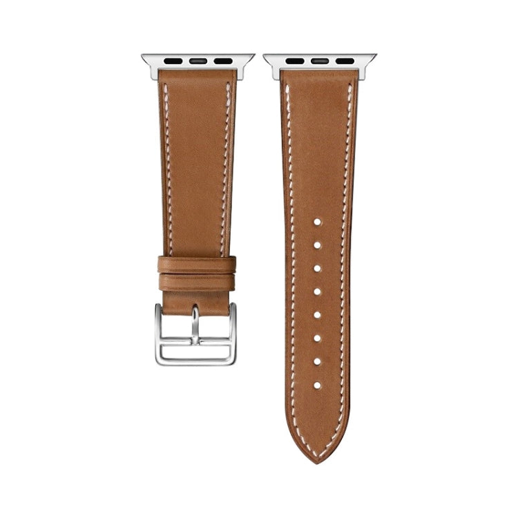 For Apple Watch SE 2022 44mm imak PG1 Series Leather Watch Band