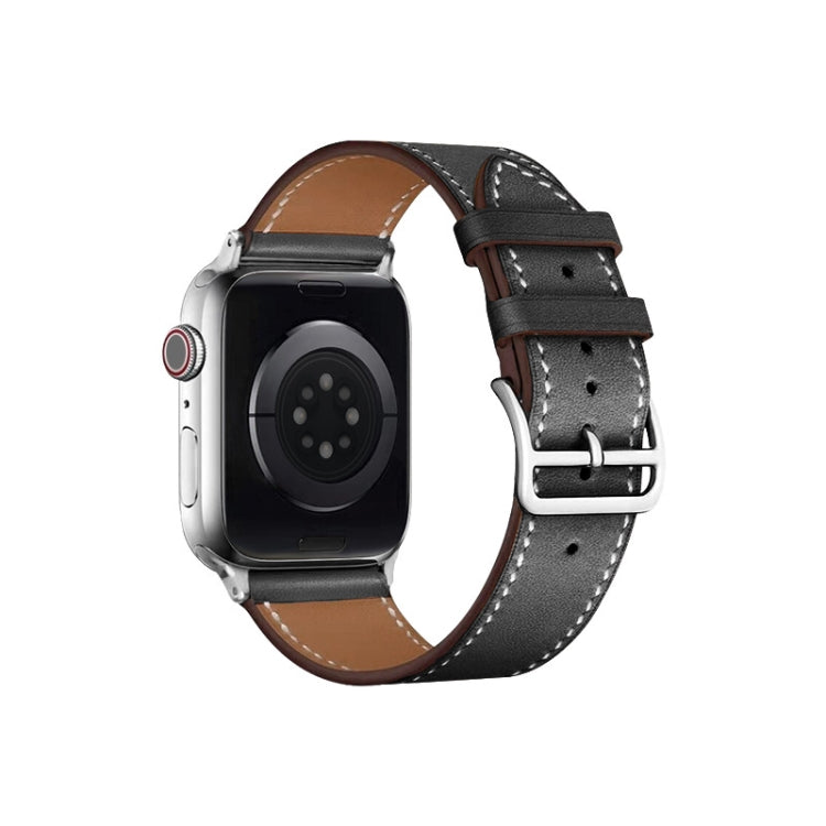 For Apple Watch Series 8 45mm imak PG1 Series Leather Watch Band