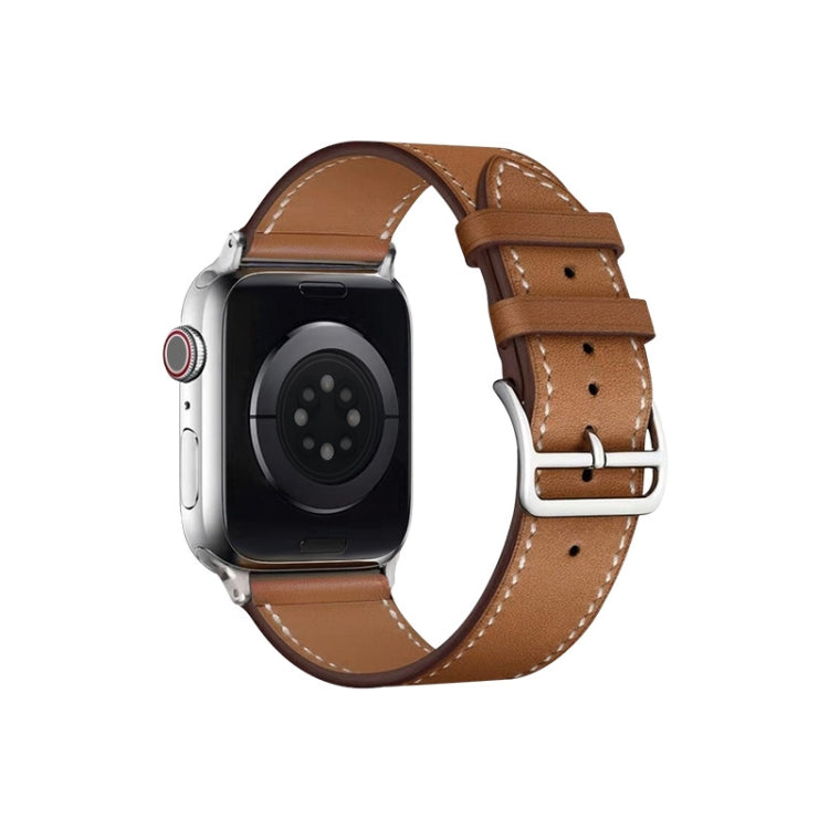 For Apple Watch Series 8 45mm imak PG1 Series Leather Watch Band