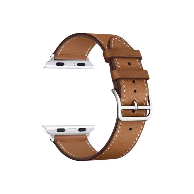 For Apple Watch Series 8 45mm imak PG1 Series Leather Watch Band