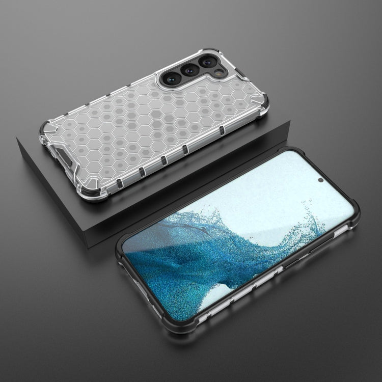 For Samsung Galaxy S23 5G Lanyard Honeycomb Phone Case