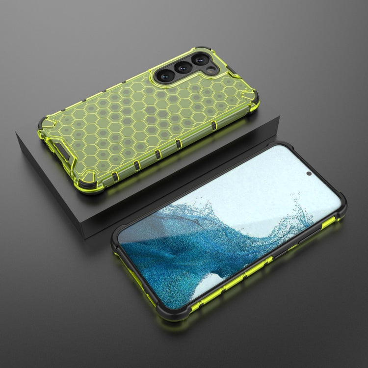 For Samsung Galaxy S23 5G Lanyard Honeycomb Phone Case