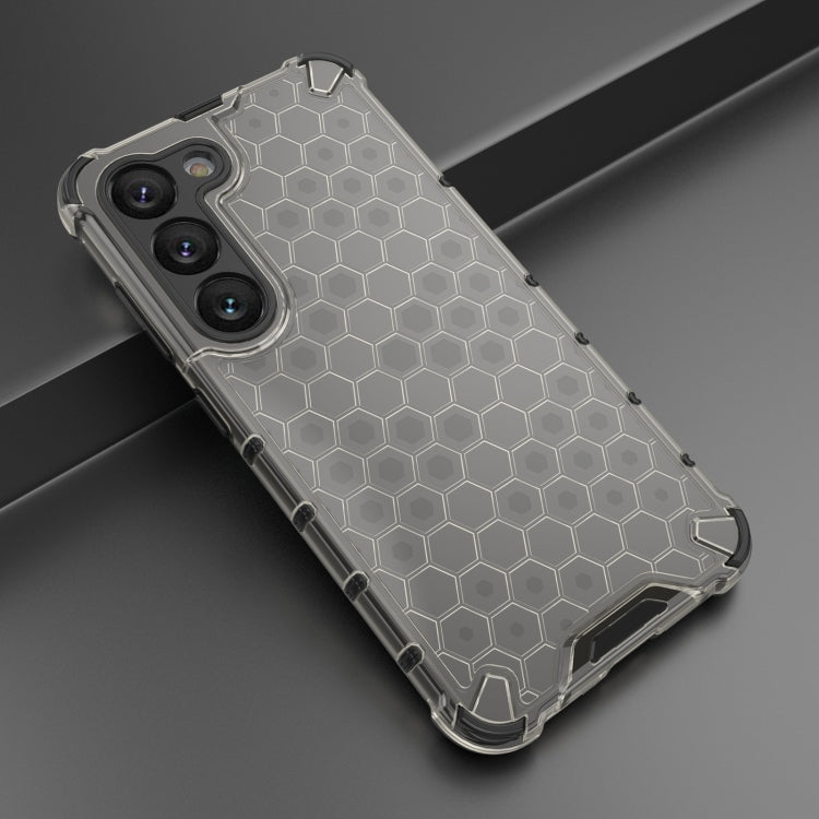 For Samsung Galaxy S23 5G Lanyard Honeycomb Phone Case