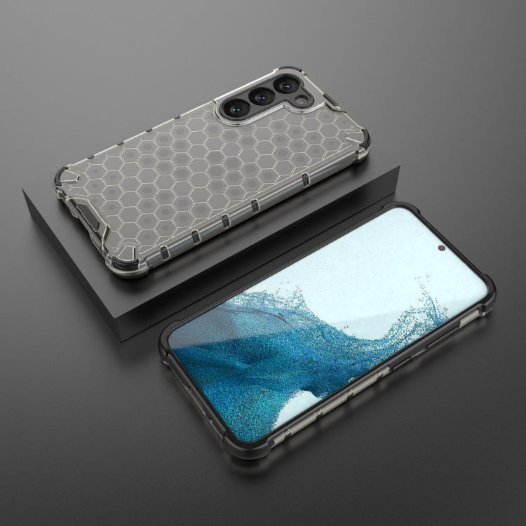 For Samsung Galaxy S23 5G Lanyard Honeycomb Phone Case