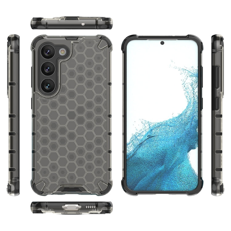For Samsung Galaxy S23 5G Lanyard Honeycomb Phone Case