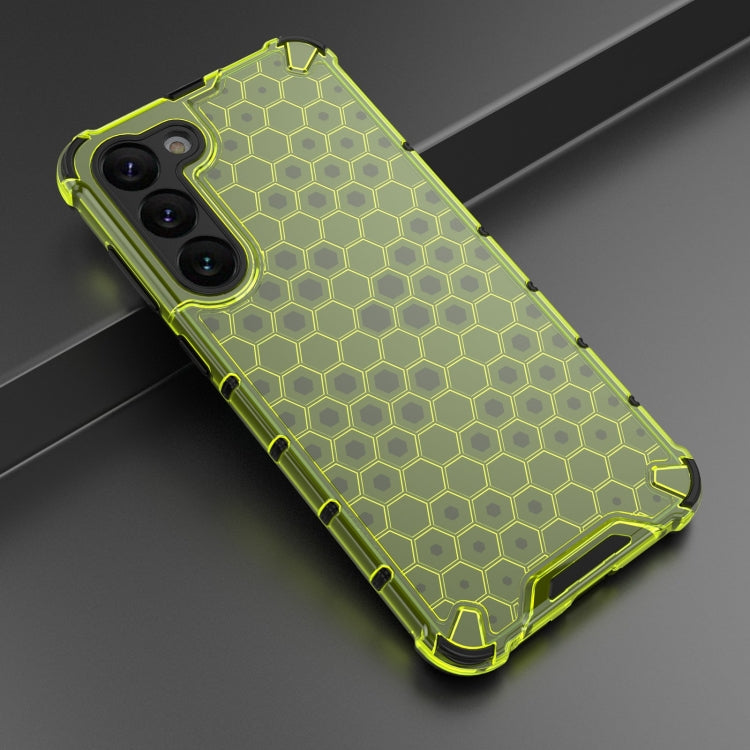 For Samsung  Galaxy S23+ 5G Lanyard Honeycomb Phone Case