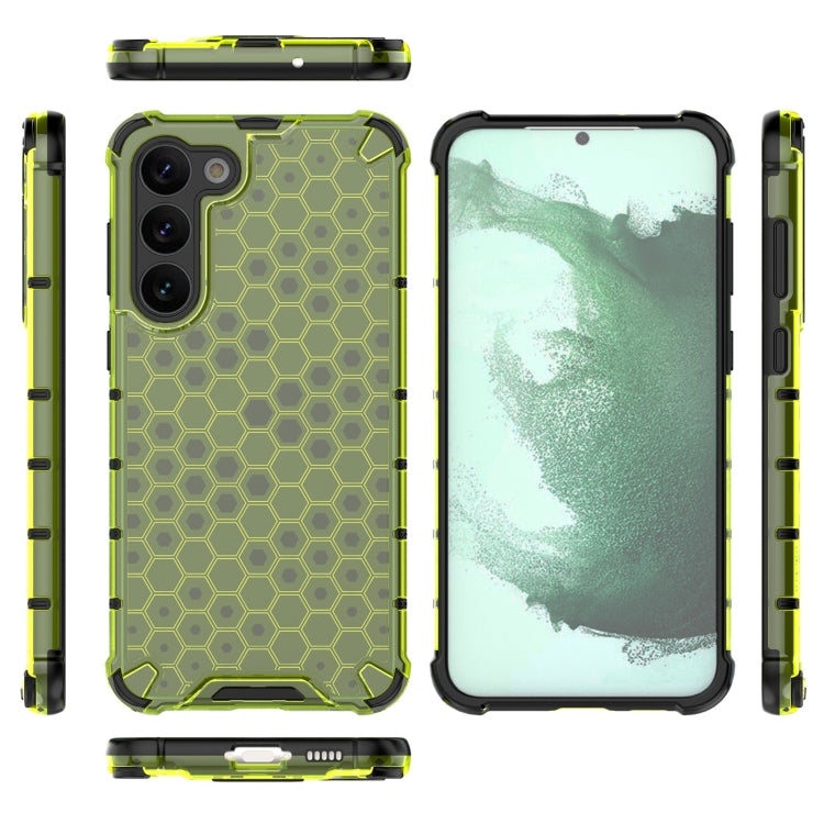 For Samsung  Galaxy S23+ 5G Lanyard Honeycomb Phone Case