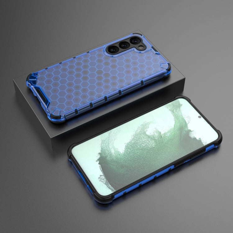 For Samsung  Galaxy S23+ 5G Lanyard Honeycomb Phone Case