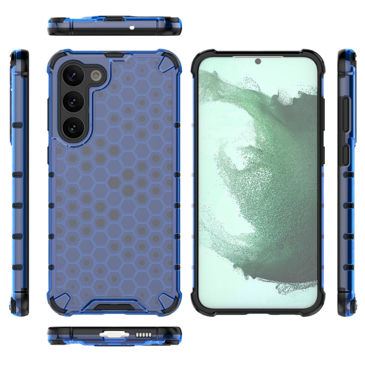 For Samsung  Galaxy S23+ 5G Lanyard Honeycomb Phone Case