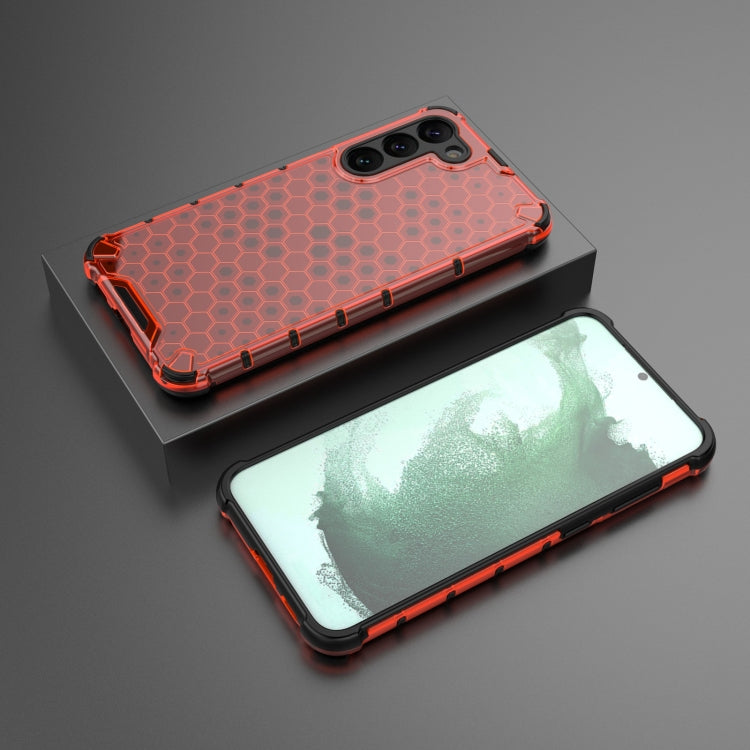 For Samsung  Galaxy S23+ 5G Lanyard Honeycomb Phone Case