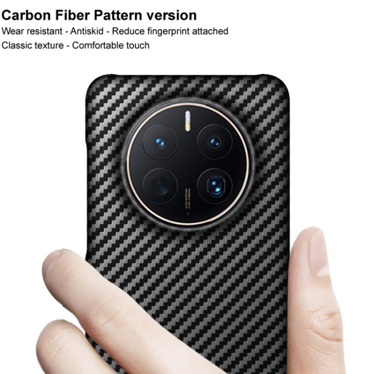 For Huawei Mate 50 imak Ruiyi Series Carbon Fiber PU + PC Phone Case